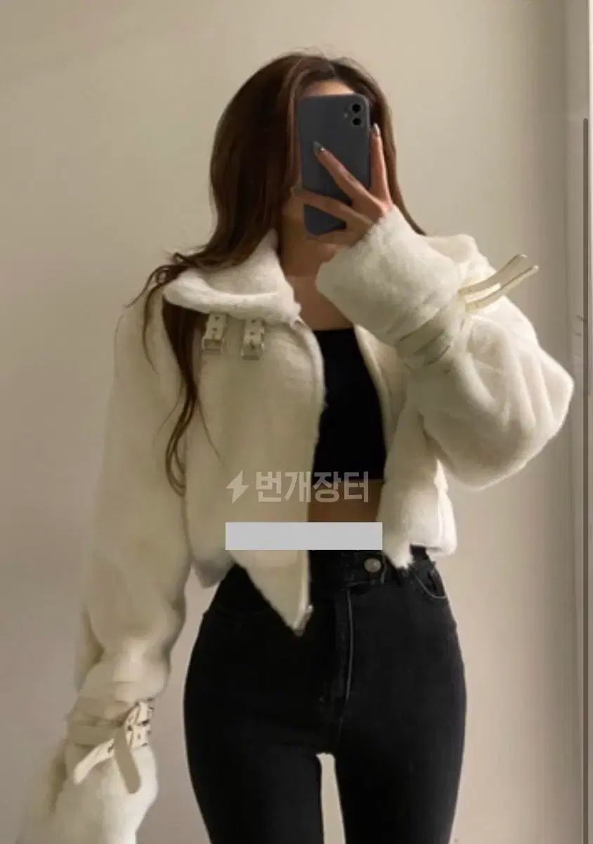 フリップハイネックファージャケット