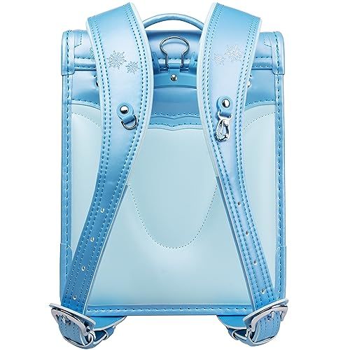  Margela ランドセル 女の子 最新リュクススノーフレーク プリンセスフローズンクラウン 刺繍デザイン 人工皮革パール生地 ワンタッチロック ハート 売者6年保証 透明なブックバッグカバーギフトパッケージschoolba da 45 fcf 2 その他 キッチン 食器