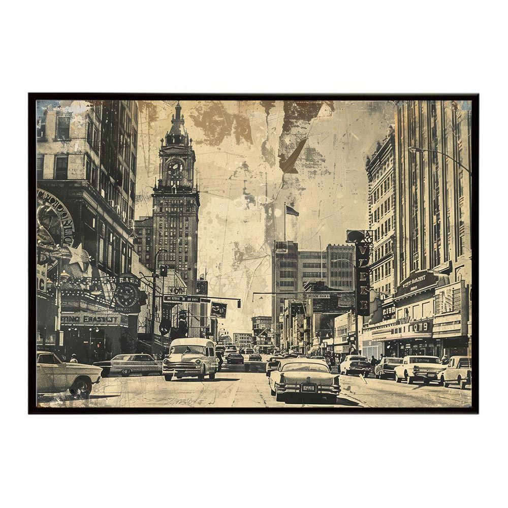 A 約59 x 84 cm lh-poster-8415 コンセプトアート レトロ アメリカ アメリカン ダイナー 1980 1970 1960 ポスター インテリア ネガ フィルム シャビー 古い アーカイブ フォト アート モダン