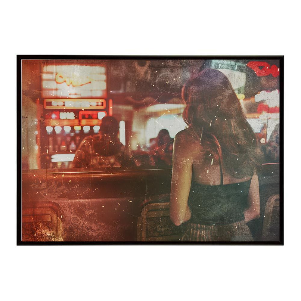 A 約42 x 59 cm lh poster 8420 コンセプトアート レトロ アメリカ アメリカン ダイナー 1980 1970 1960 ポスター インテリア ネガ フィルム シャビー 古い アーカイブ フォト アート モダン キッズアクセサリー レリーフ アート 