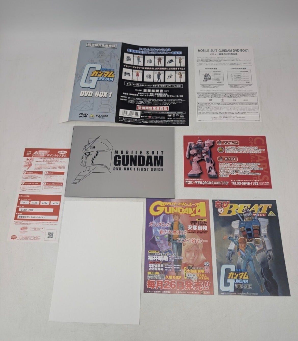 美品 機動戦士ガンダムDVD-BOX 1 MOBILE SUIT GUNDAM DVDボックス 6枚