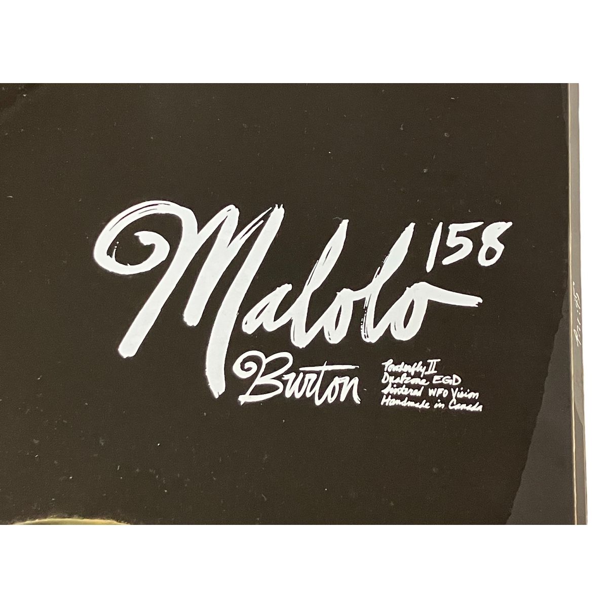 BURTON バートン MALOLO 158 マロロ スノーボード O10707127