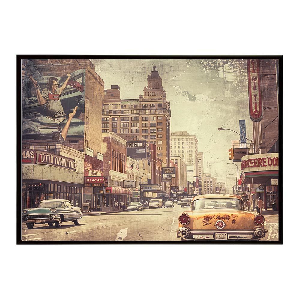 B 約51 x 73 cm lh-poster-8434 コンセプトアート レトロ アメリカ アメリカン ダイナー 1980 1970 1960 ポスター インテリア ネガ フィルム シャビー 古い アーカイブ フォト アート モダン