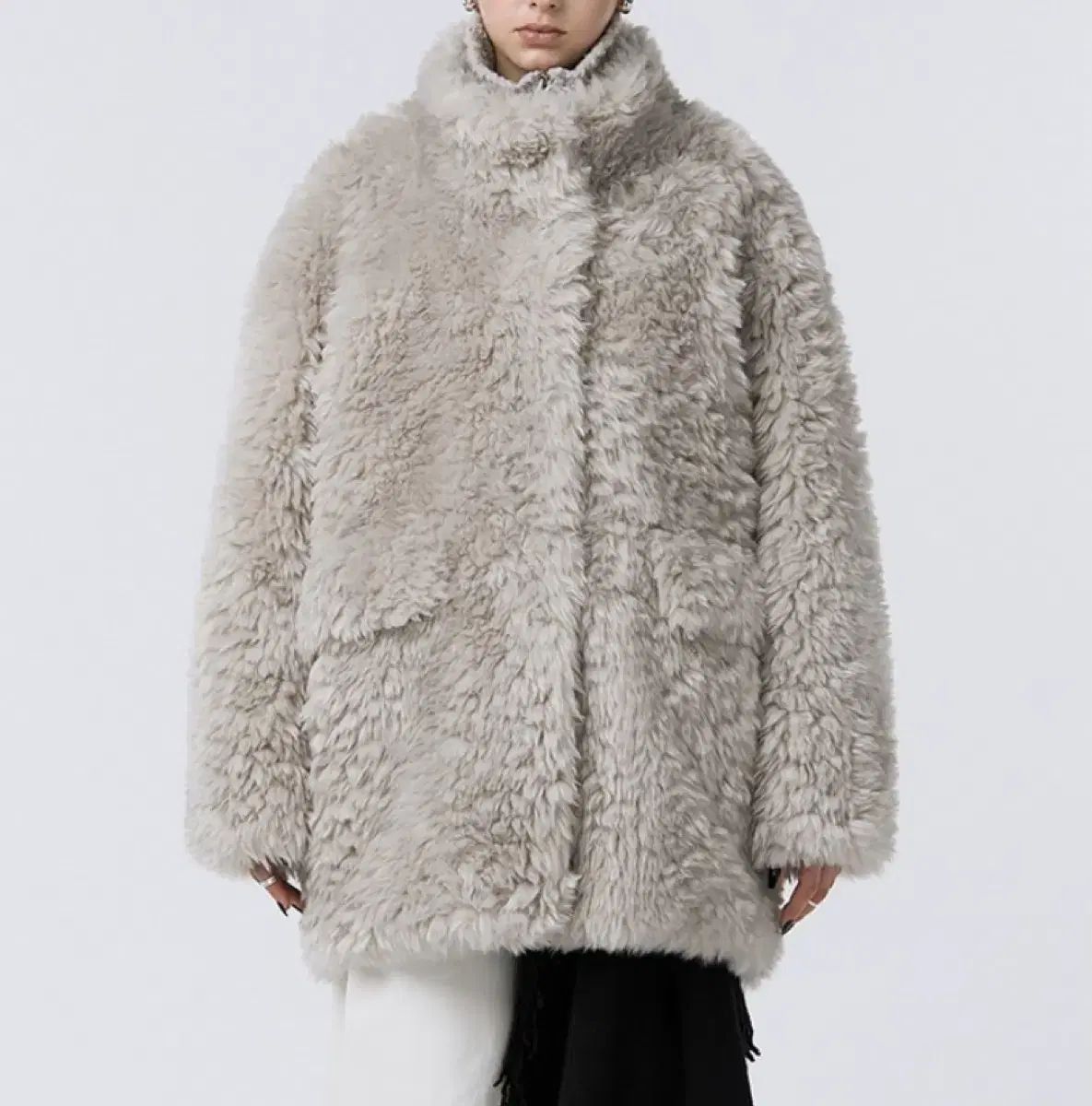 TREEMINGBIRD ファーハーフコート ファージャケット