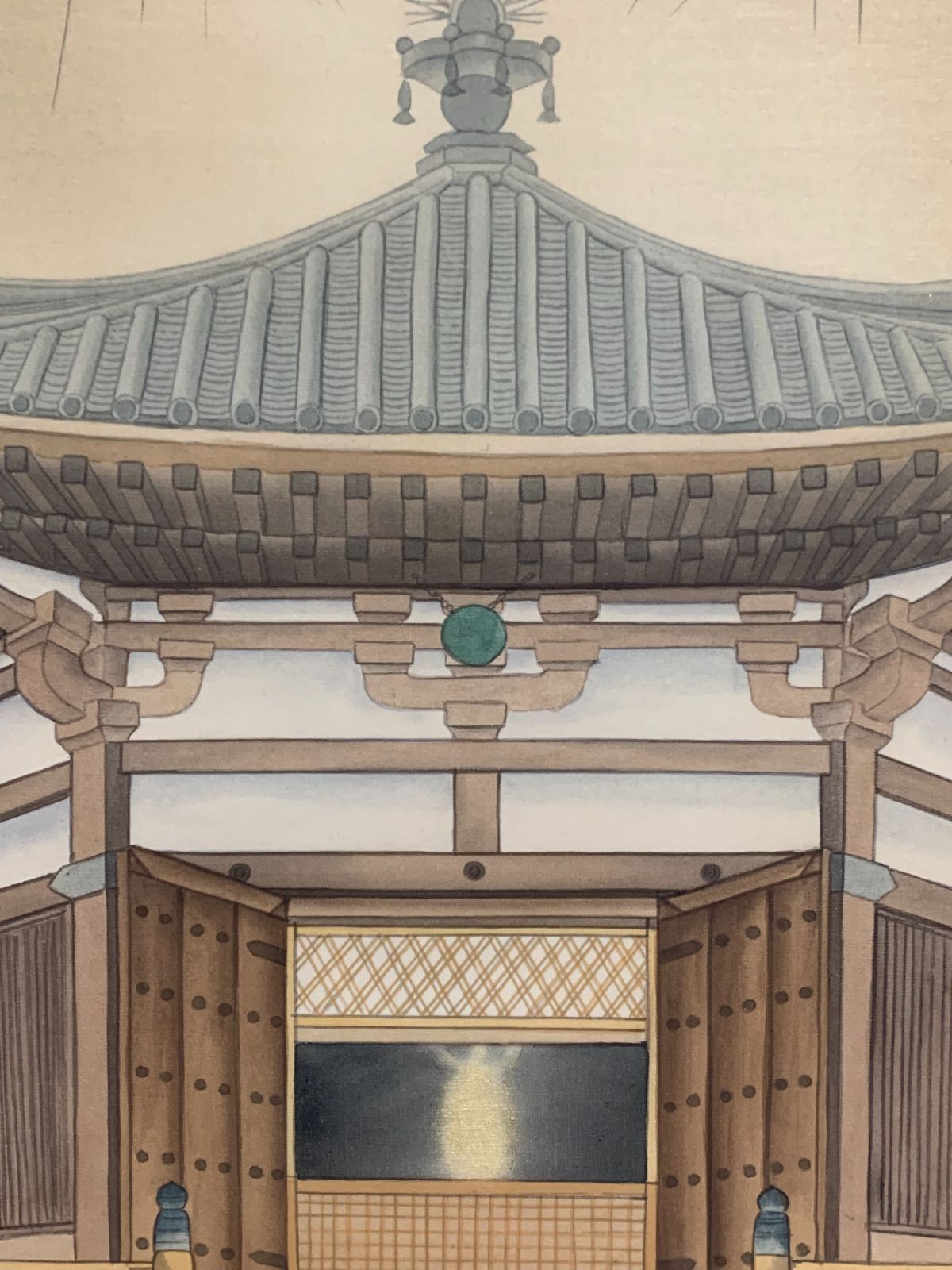 掛け軸】207 野村雪草「救世観音」仏画仏教美術 日本画 #茶掛 #掛軸