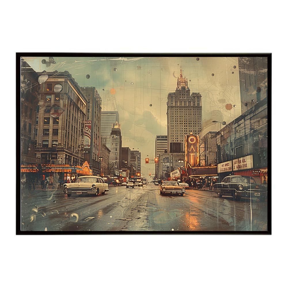 【B3サイズ（約36x51cm）】【lh-poster-8468】コンセプトアート レトロ アメリカ アメリカン ダイナー 1980 1970 1960 ポスター インテリア ネガ フィルム シャビー 古い アーカイブ フォト アート モダン