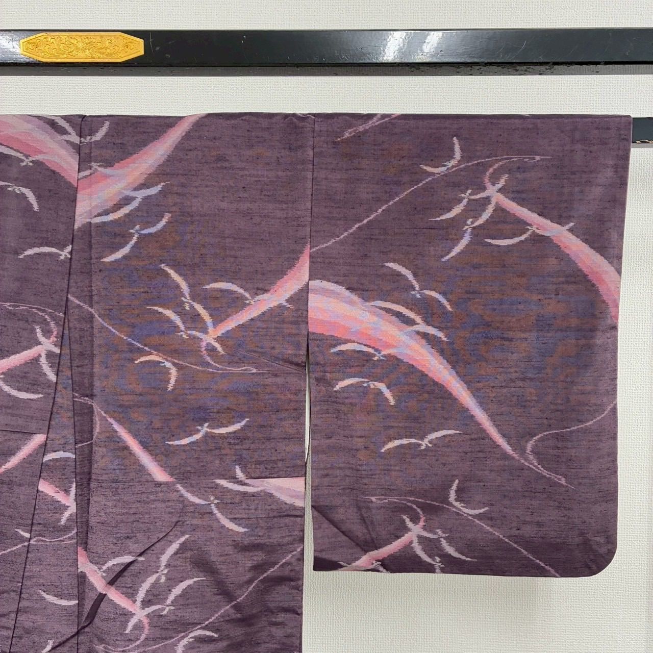 紬 正絹 色味の良い 素敵な絣 袷 着物 MK-2106 - メルカリ