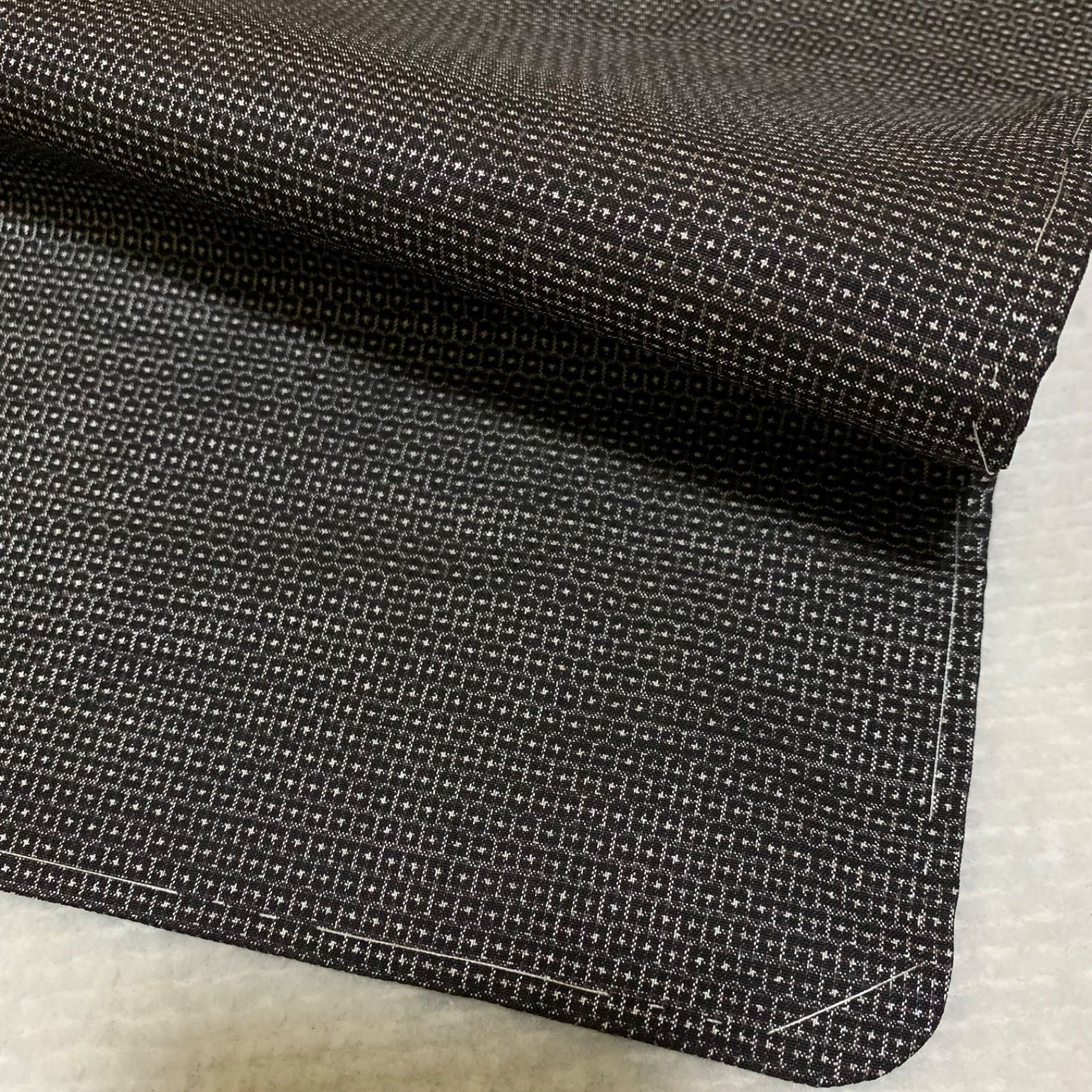 しつけ糸付き ブラウン