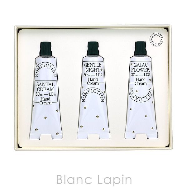 ノンフィクション NONFICTION ハンドクリームミニトリオ 30ml x3