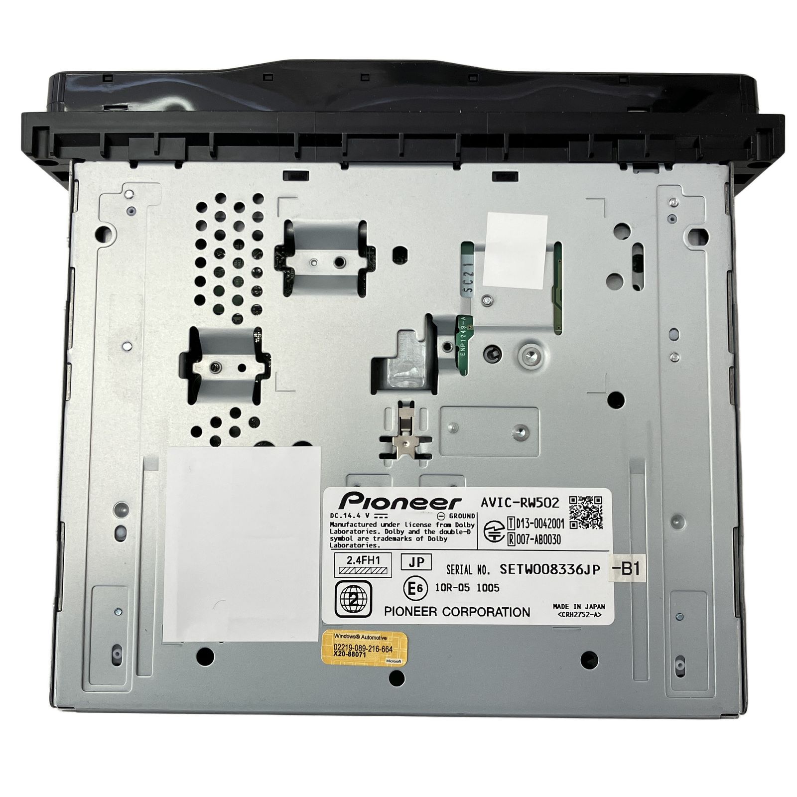 Pioneer carrozzeria AVIC-RW502 楽ナビ 7V型 ワイド カーナビ 地図