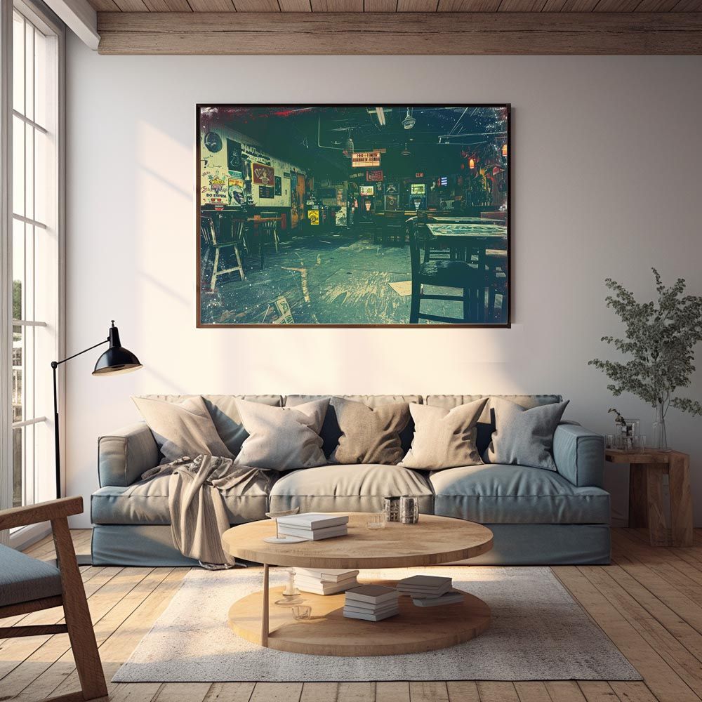 B4サイズ（約25x36cm）】【lh-poster-8494】コンセプトアート レトロ