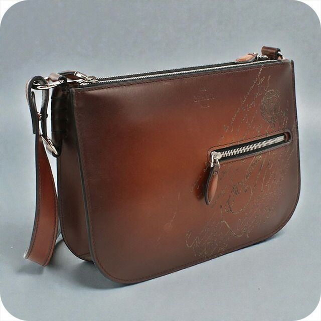 ベルルッティ BERLUTI バッグ メンズ カリグラフィ シエナ メッセンジャーバッグ