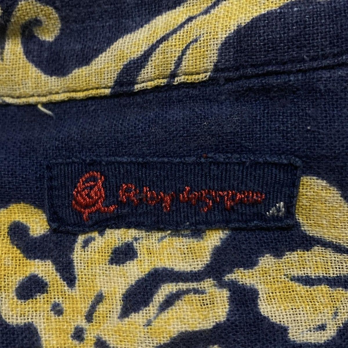 ネイビー×ダークイエロー