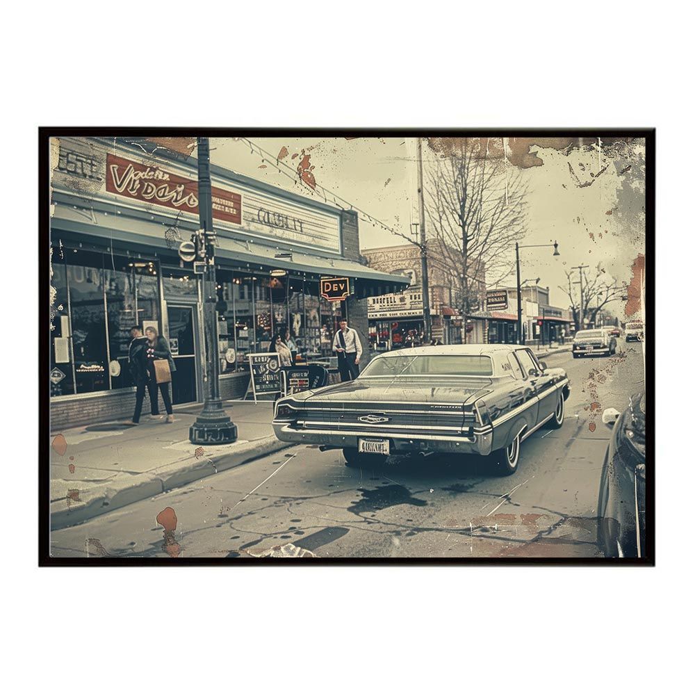 いぬ B4サイズ（約25x36cm）】【lh-poster-8529】コンセプトアート レトロ