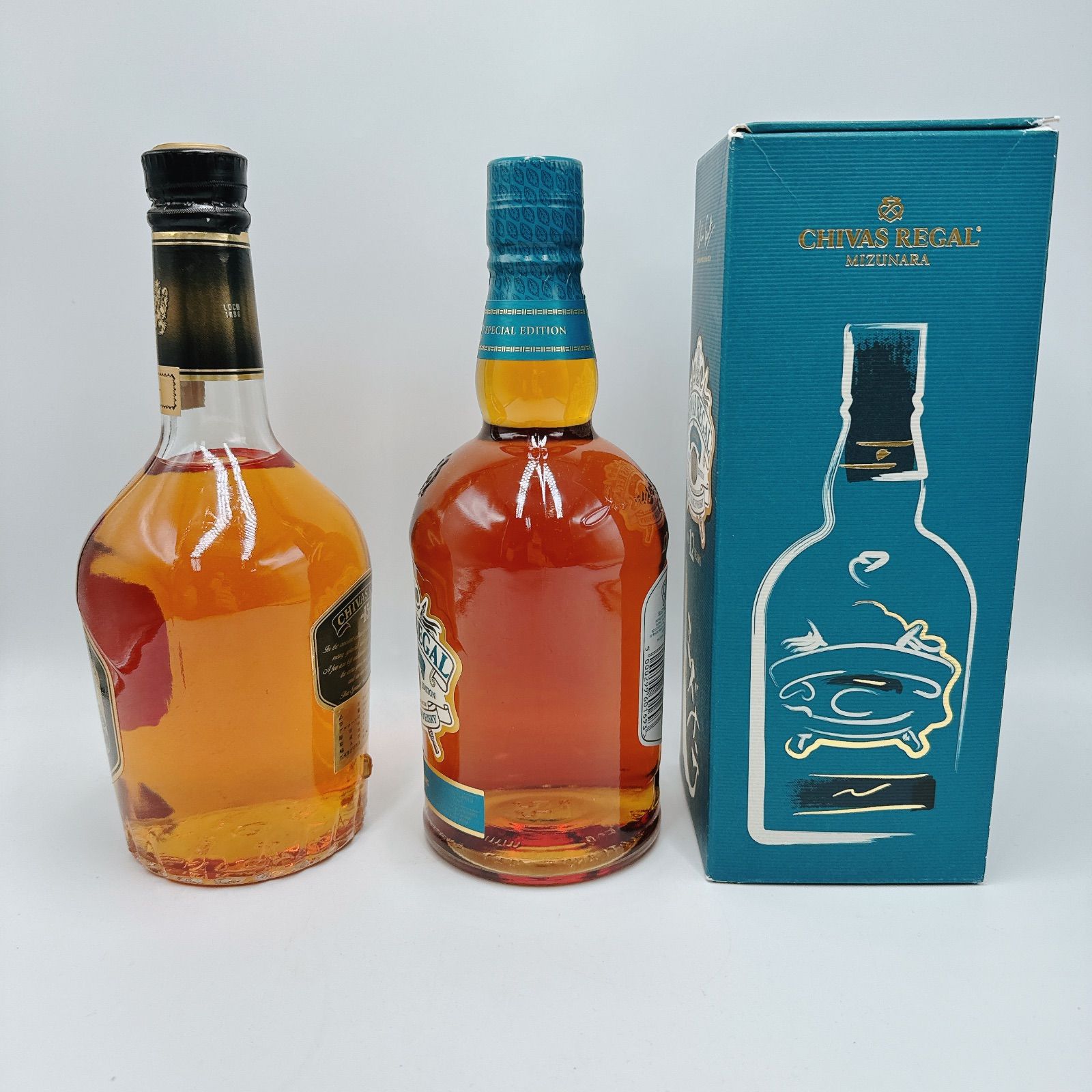 未開栓】ウイスキー2点セット CHIVAS REGAL 15年 750ml 12年 700mlミズナラ