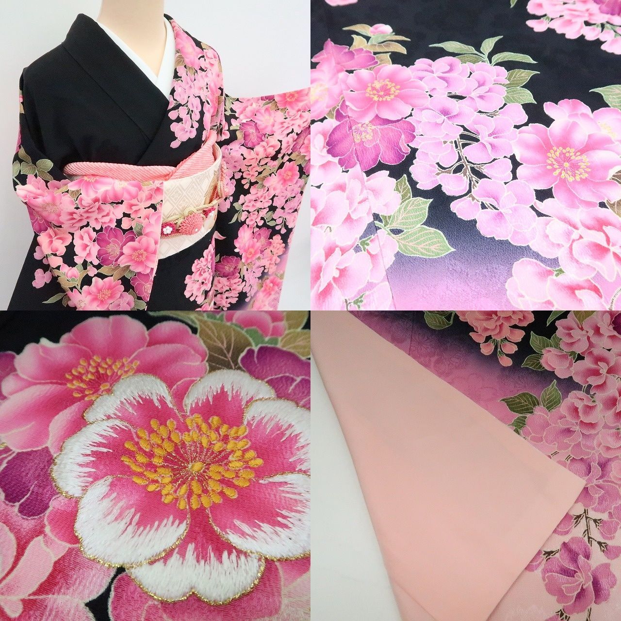 ✾まめ藤✾ｍ1955＊ 正絹