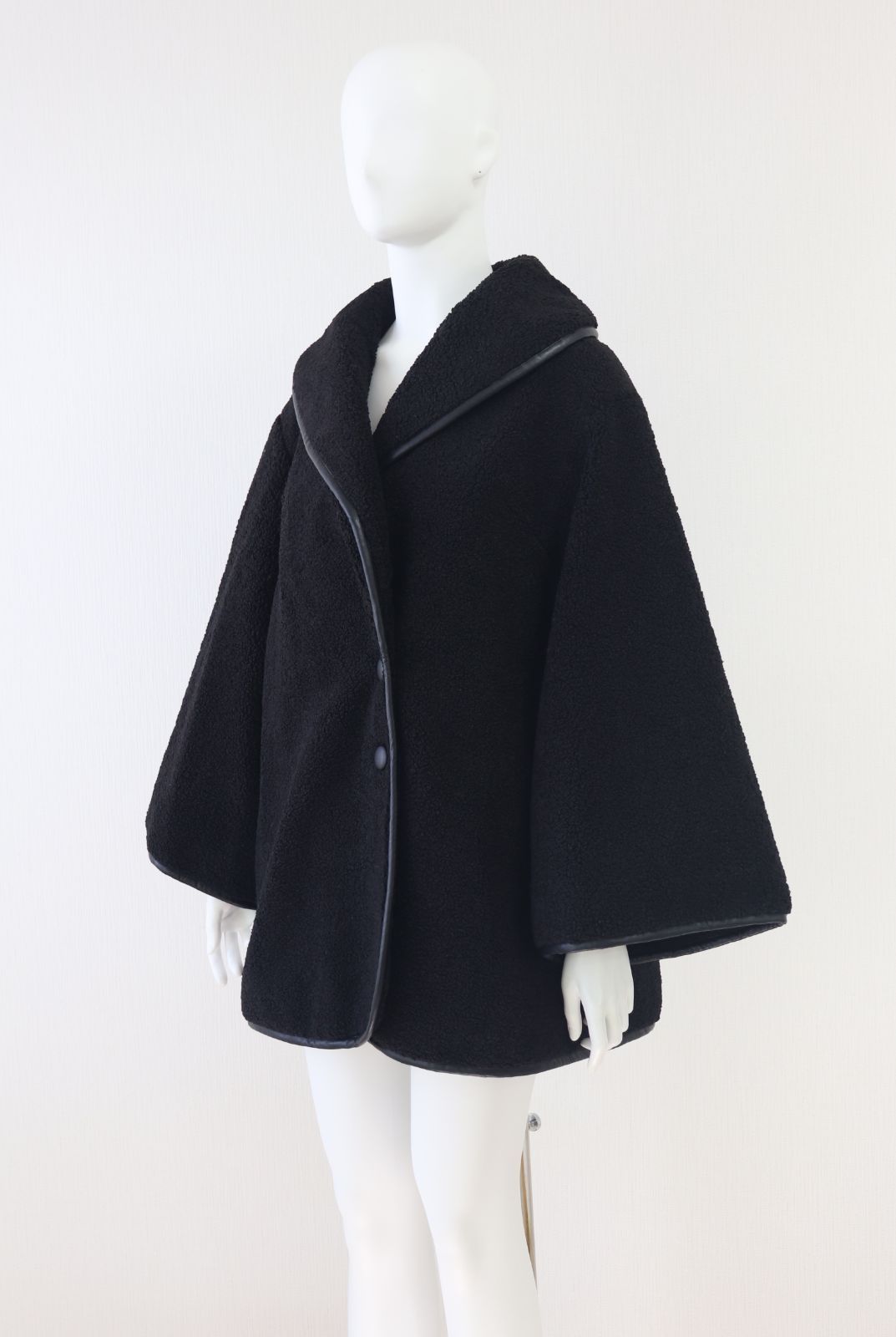 Rene ボアコート 6348080 商品 黒 ブラック ルネ