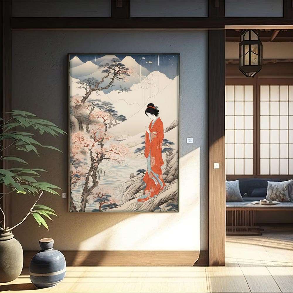 B2サイズ（約51x73cm）】【lh-poster-854】令和の浮世絵 版画風