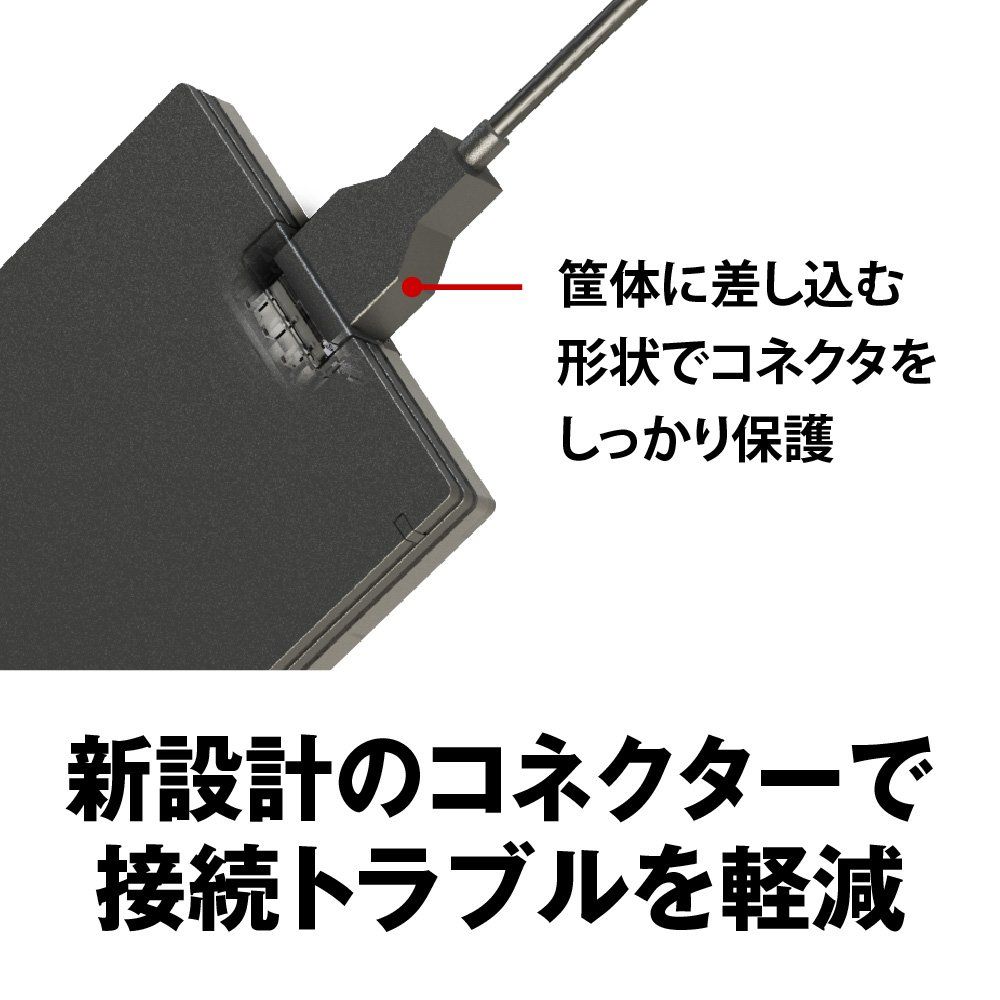 BUFFALO USB3.1(Gen.1)対応 ポータブルHDD スタンダードモデル