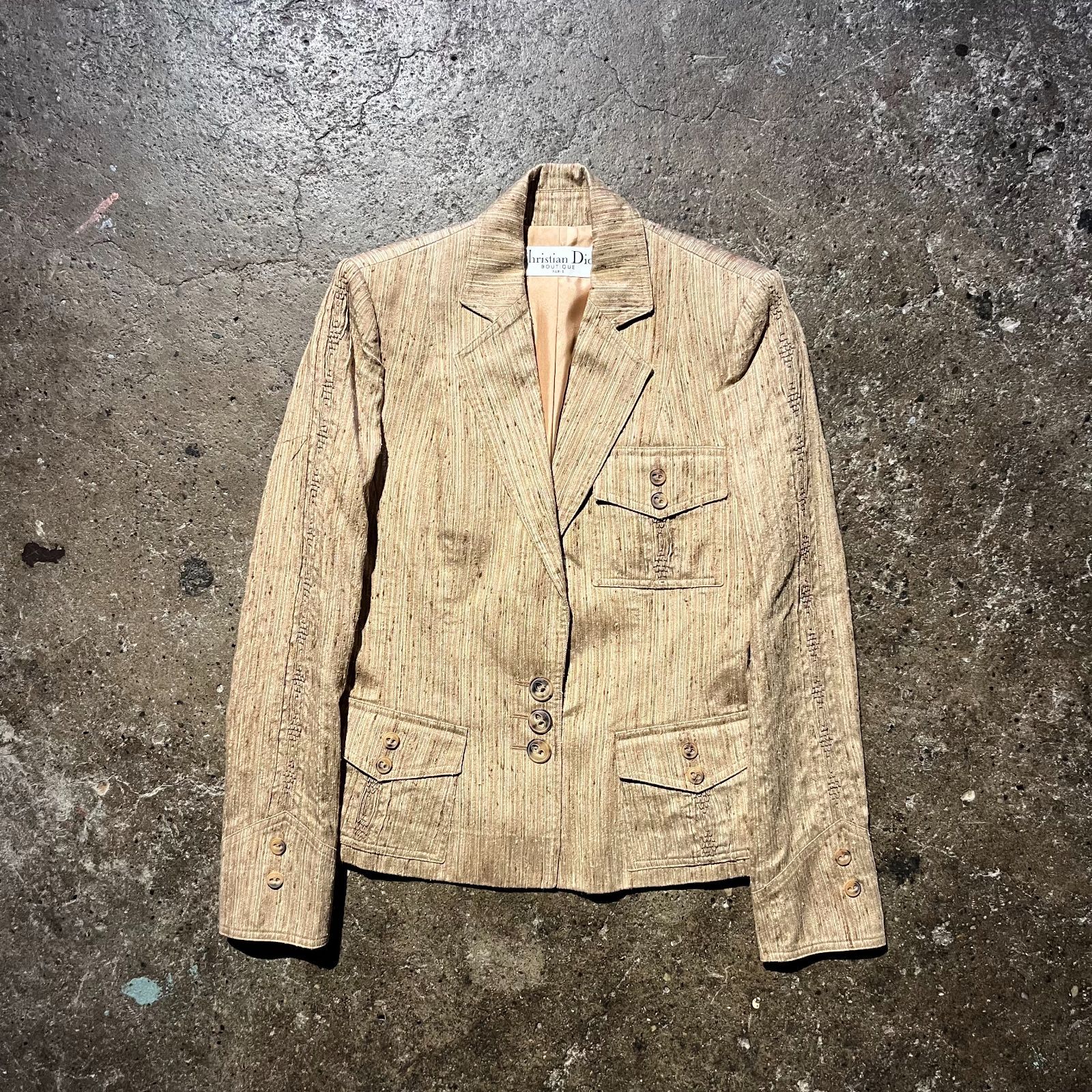 Christian Dior 06 ss シルクジャケット クリスチャンディオールブティック 2006 ジョン ガリアーノ期