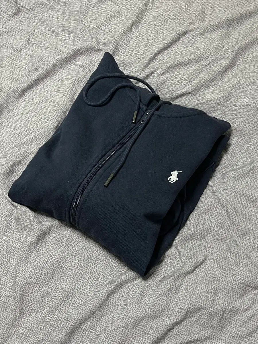 ポロ ラルフローレン フード ジップアップフーディー ネイビー L