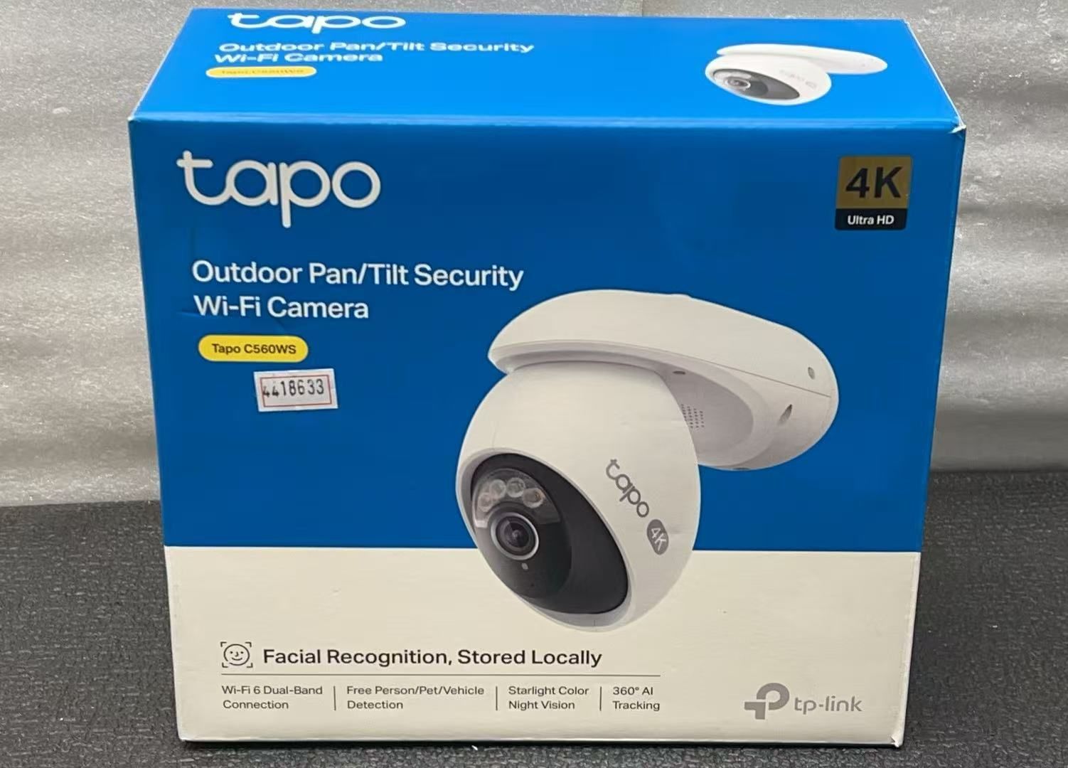 TP-Link Tapo C560WS 屋外パンチルトセキュリティWi-Fiカメラ