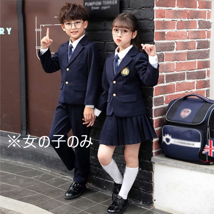 180 cm ブルー 4点セット 卒業式 スーツ 入学式 女の子 キッズ 卒業式服 フォーマル 子供 子供スーツ カジュアル 小学生 中学生 大きいサイズ 七五三 dt 413 d 3