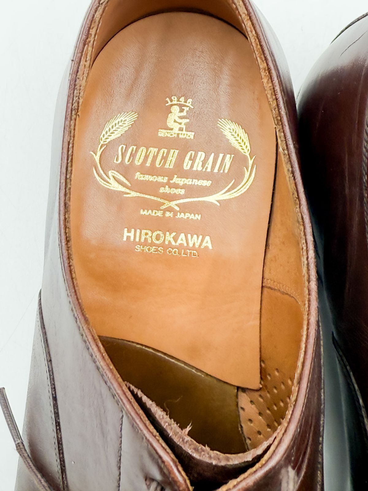 美品　SCOTCH GRAIN HIROKAWA ブラウン ドレスシューズ 美品 SCOTCH GRAIN スコッチグレイン ドレスシューズ 24.5cm - メルカリ