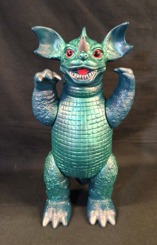 M 1号 世紀の大怪獣東宝怪獣シリーズ ゴン 濃紺成型|緑メタ 銀 黄塗装