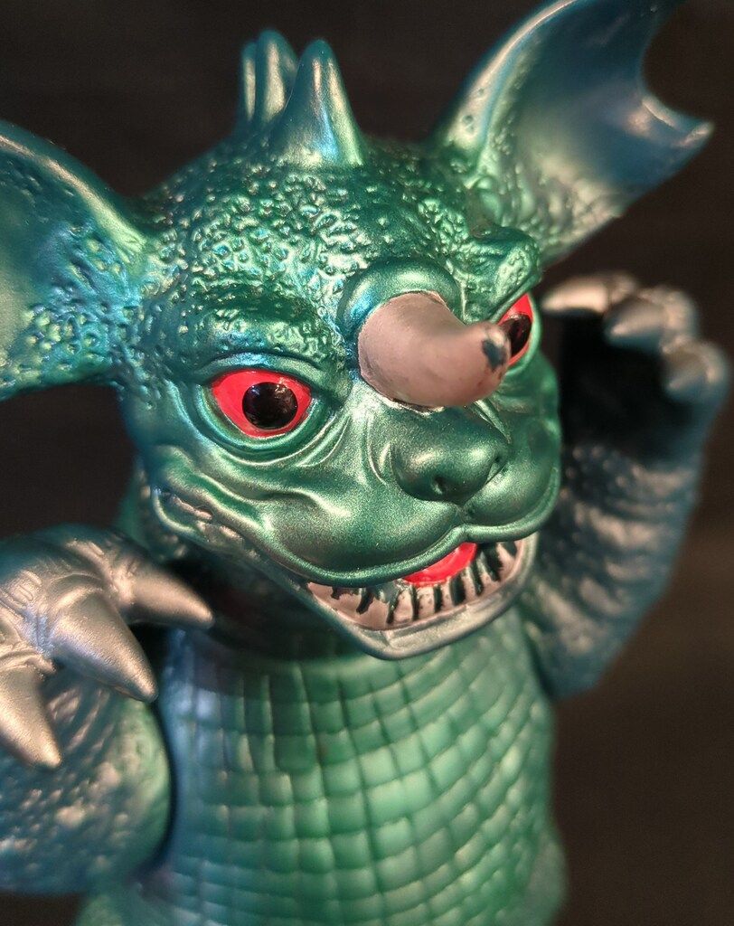 C① M1号 世紀の大怪獣 モスゴジ ゴジラ 赤目 約21㎝ 茶色成形 M1