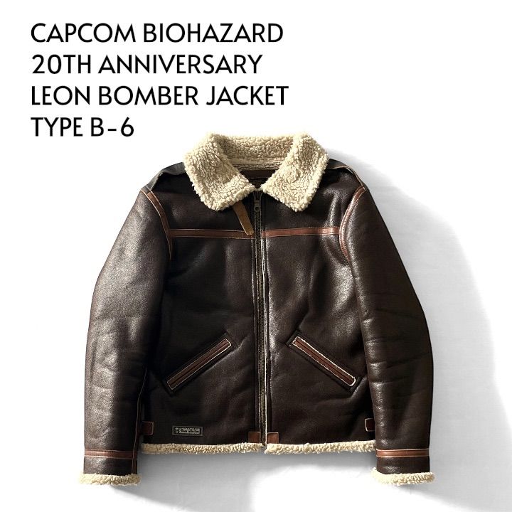 2016年製 CAPCOM BIOHAZARD 20TH ANNIVERSARY LEON BOMBER JACKET B-6