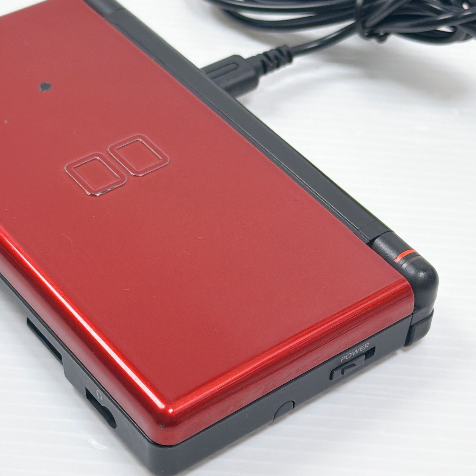 【動作確認済】 ニンテンド-DS LITE クリムゾンレッド ブラック mc【清掃&動作確認済】Nintendo DS Lite クリムゾンブラック本体