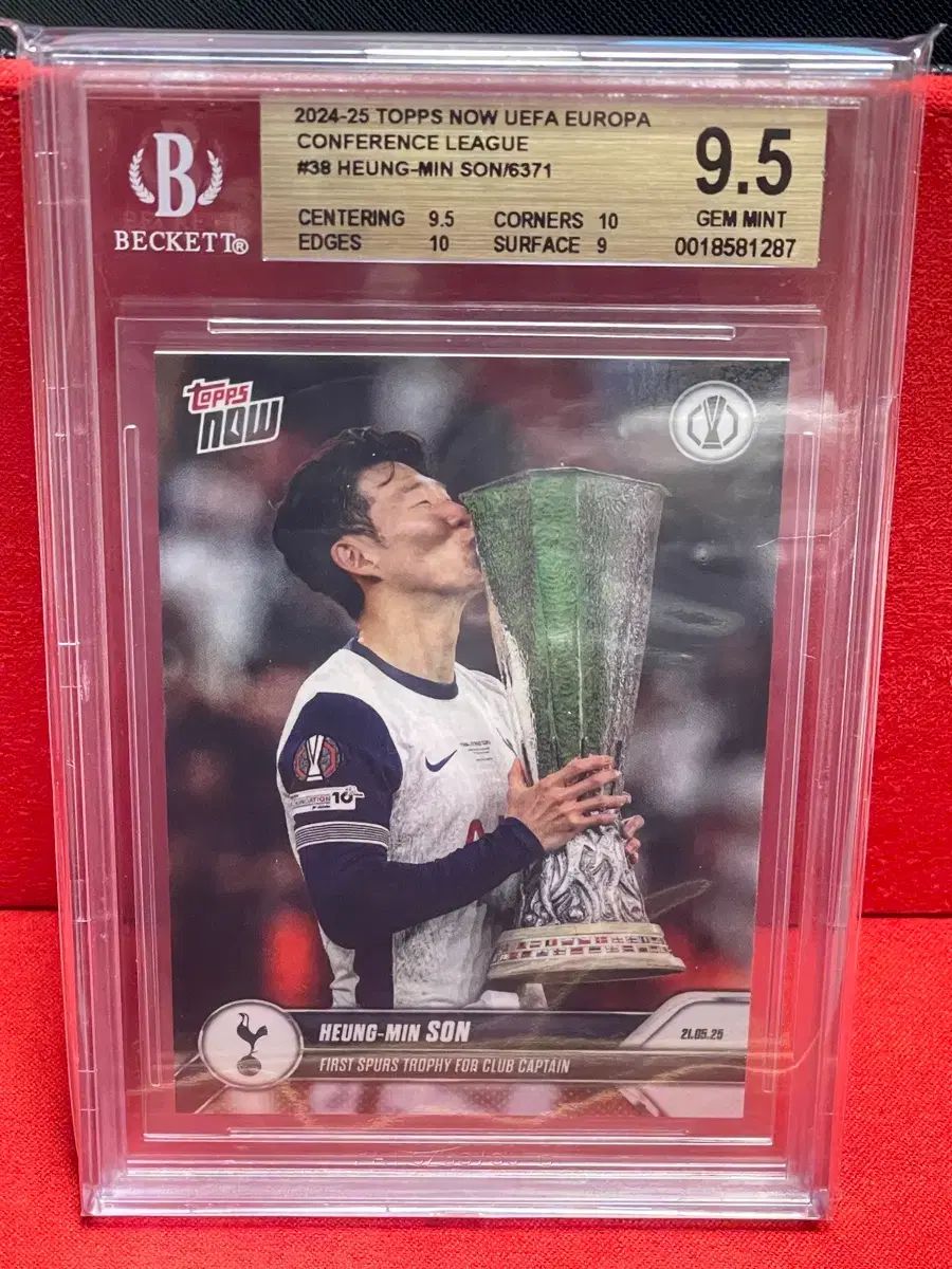 TOPPS トップス ソン フンミン SON HEUNGMIN UEFＡ 優勝 級 カード
