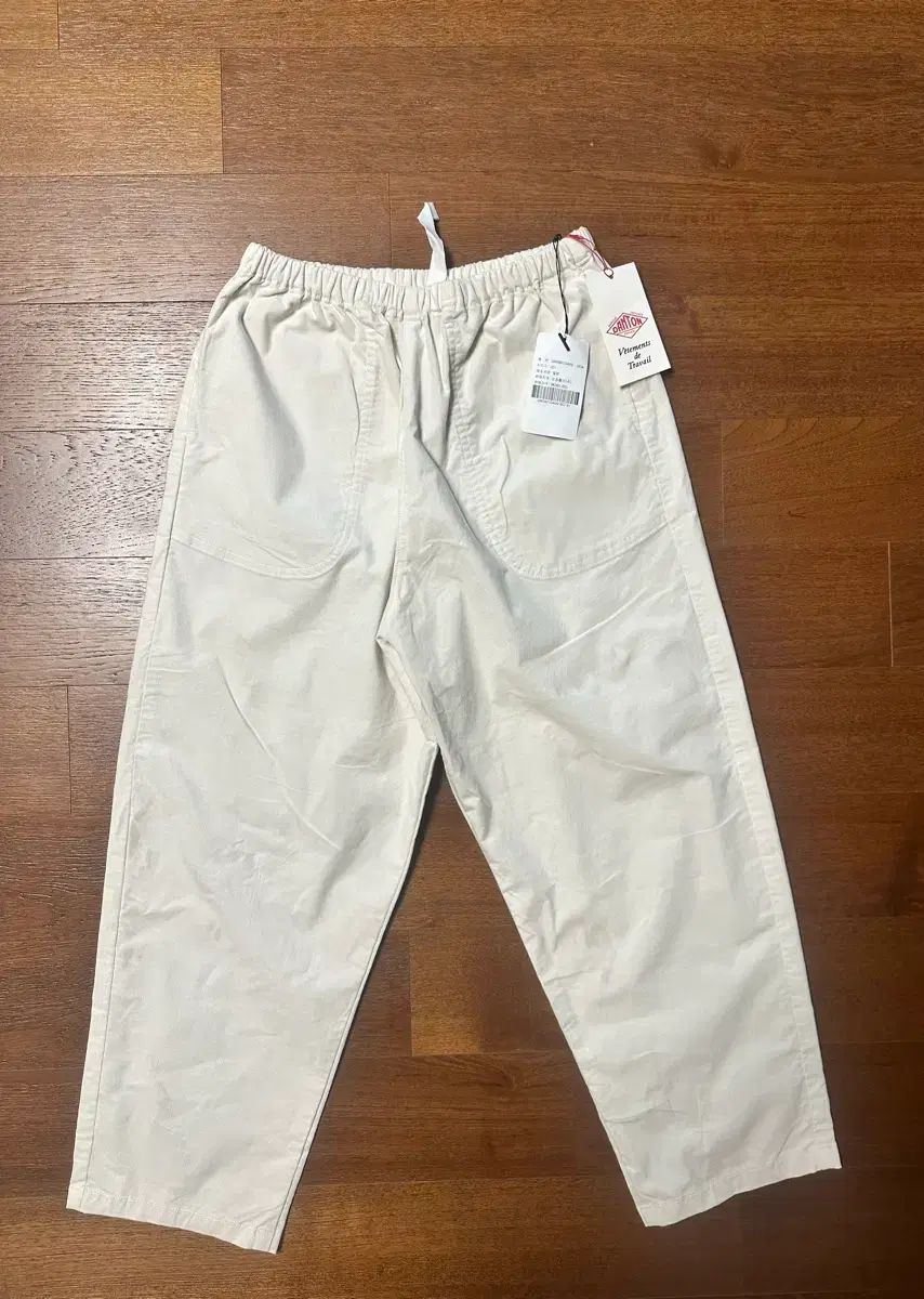 ダントン コーデュロイ パンツ アイボリー