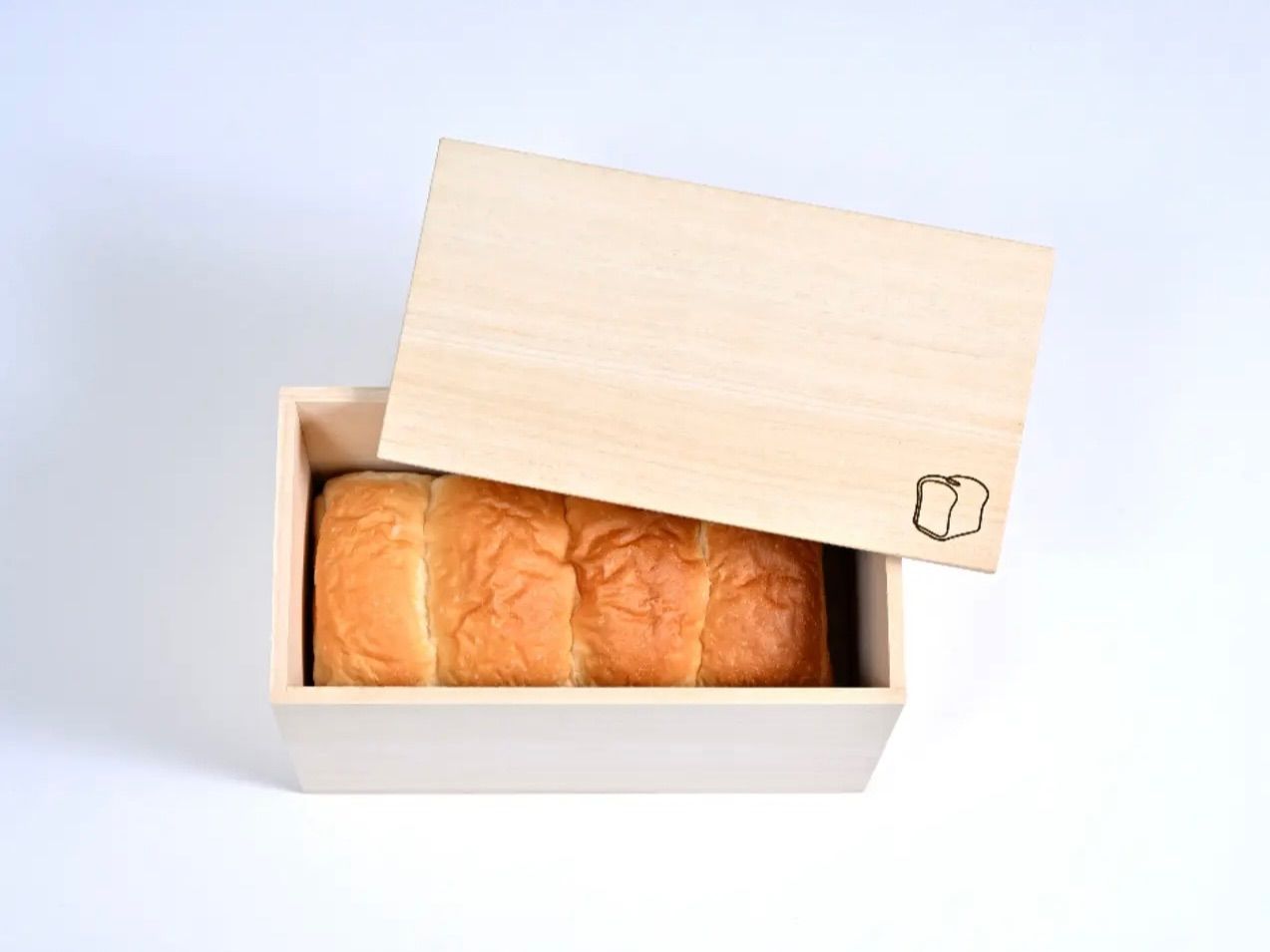 パンケース 桐のブレッドケース 山型２斤用