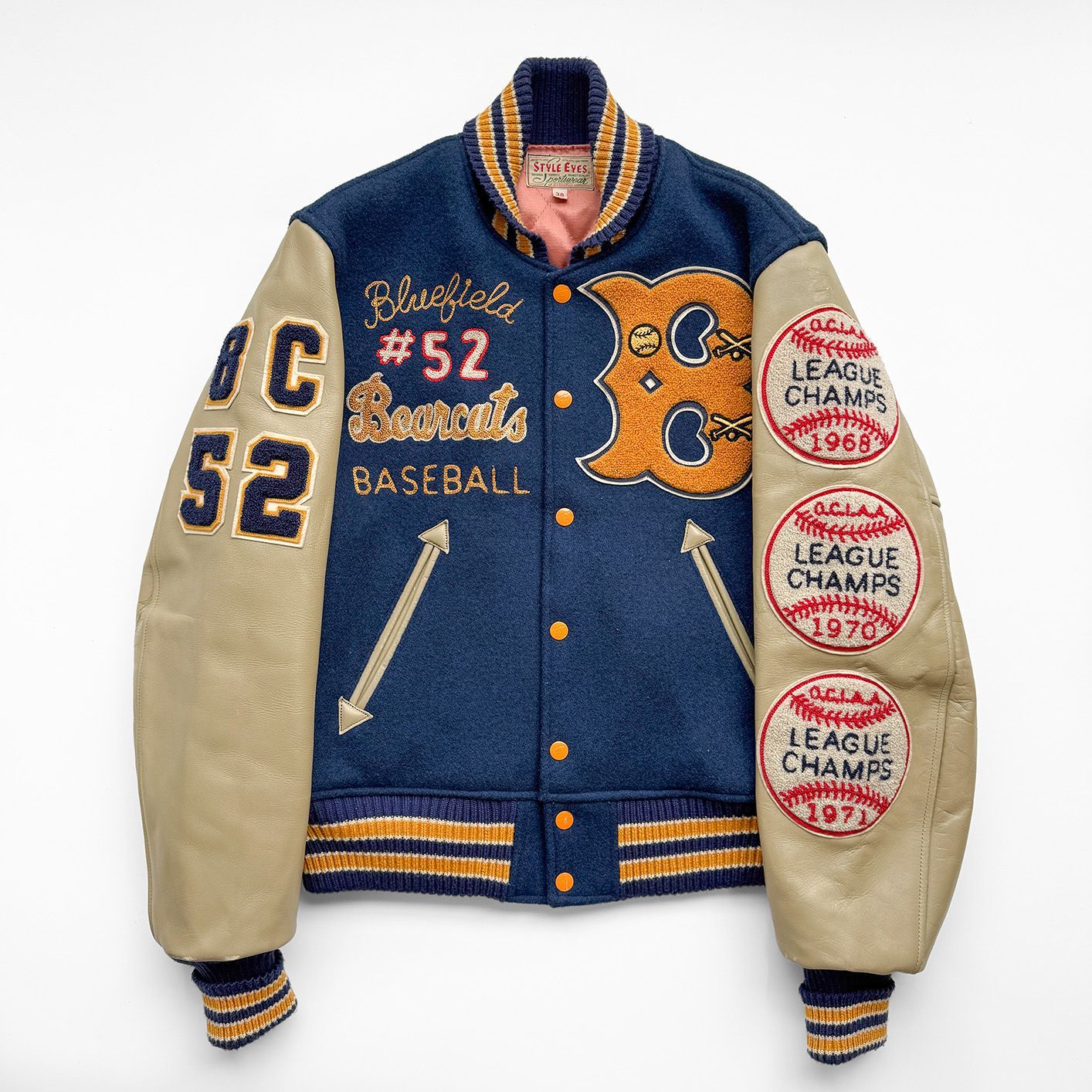 STYLE EYES スタイルアイズ フルデコ スタジャン アワードジャケット M品番 サイズ38