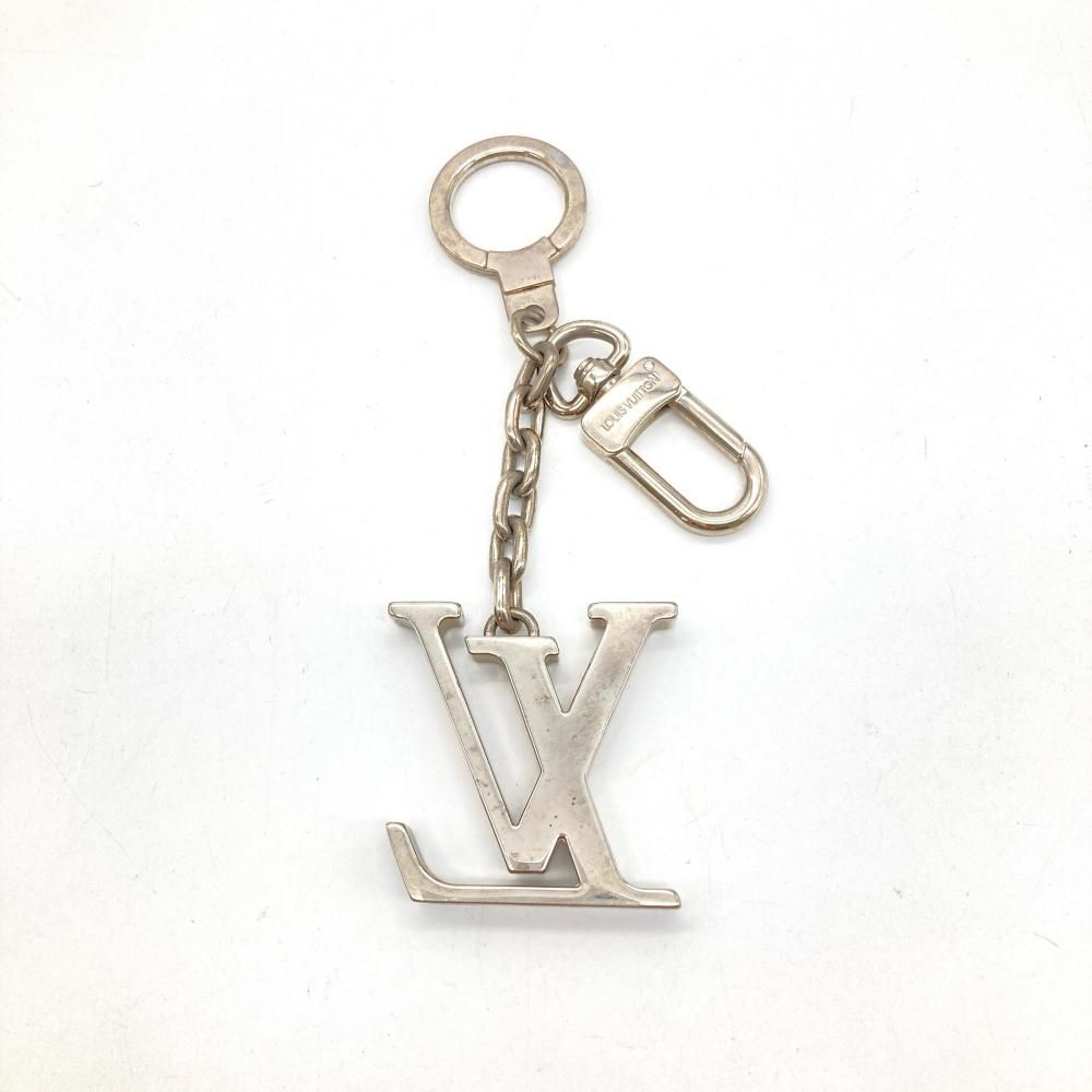 ルイヴィトン LOUIS VUITTON ポルトクレ イニシャル LV キーホルダー