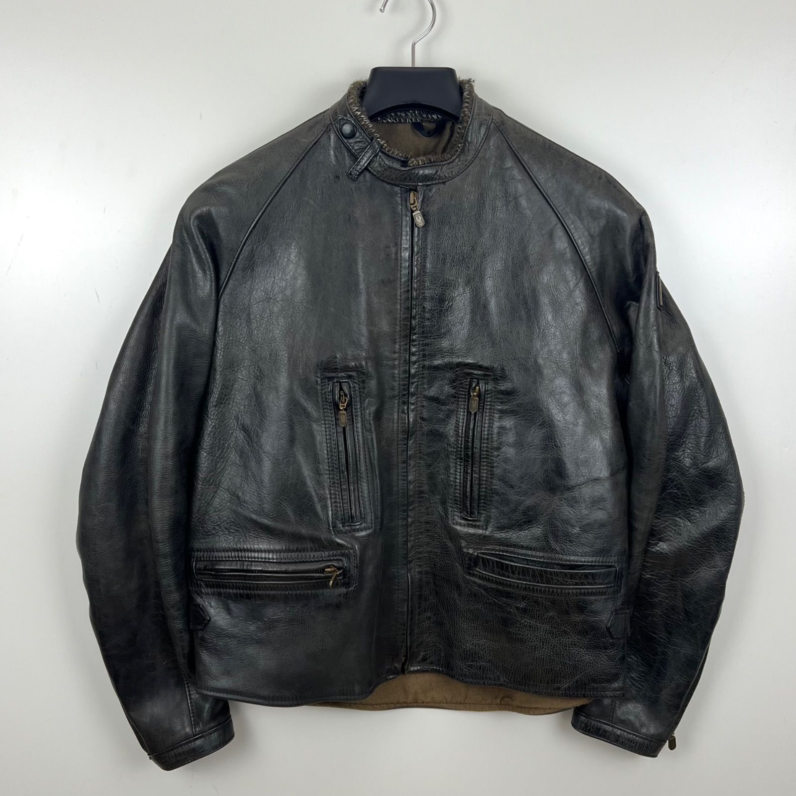 Belstaff Lether special BLACK PRINCE riders jacket 42 ベルスタッフ