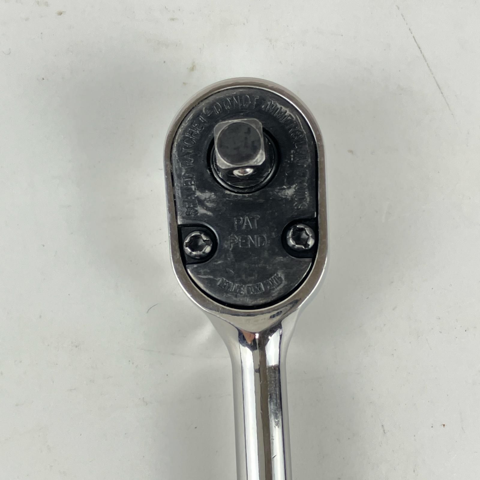  ЗЗSnap-on スナップオン 差込角6.35 mm ロングラチェットハンドル 本体のみ TL 72 シルバー ラチェットハンドル スパナ レンチ