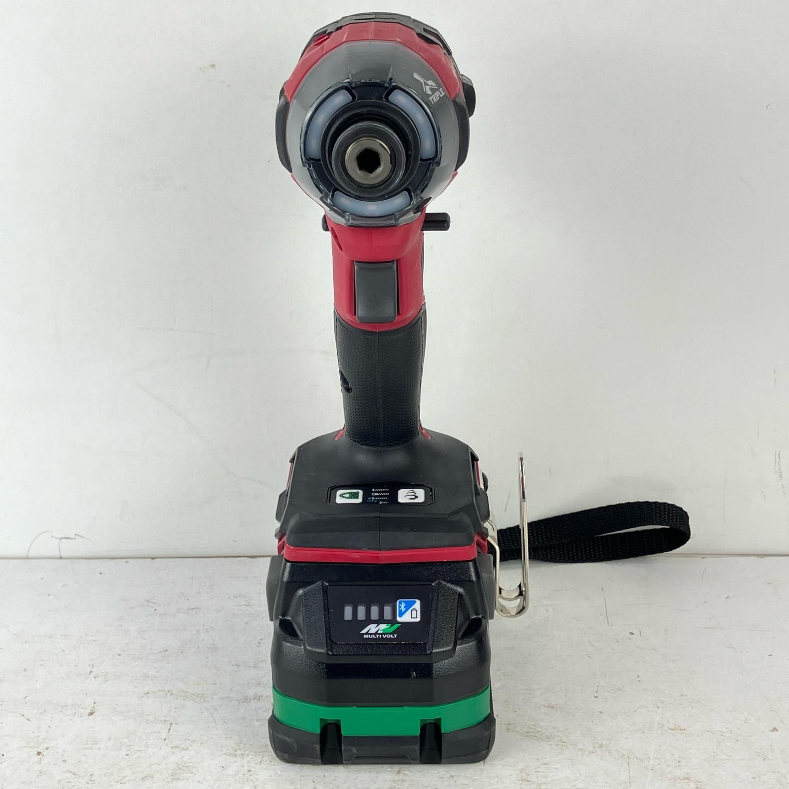 ЗЗHiKOKI ハイコーキ 36 v 充電式インパクトドライバ バッテリー×1付 充電器なし WH DD レッド