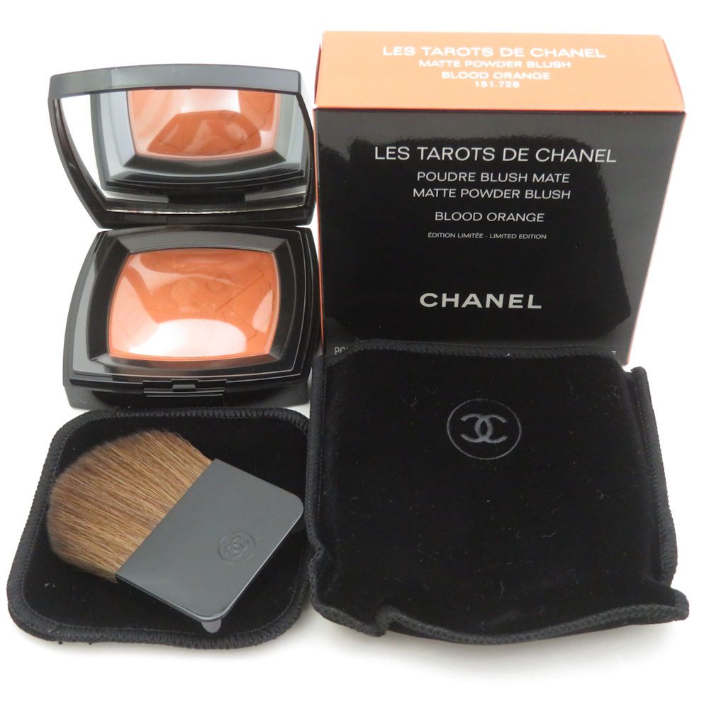 未使用 CHANEL シャネル レ タロット ドゥ シャネル チークカラー 14g ブラッド オレンジ BY10924V