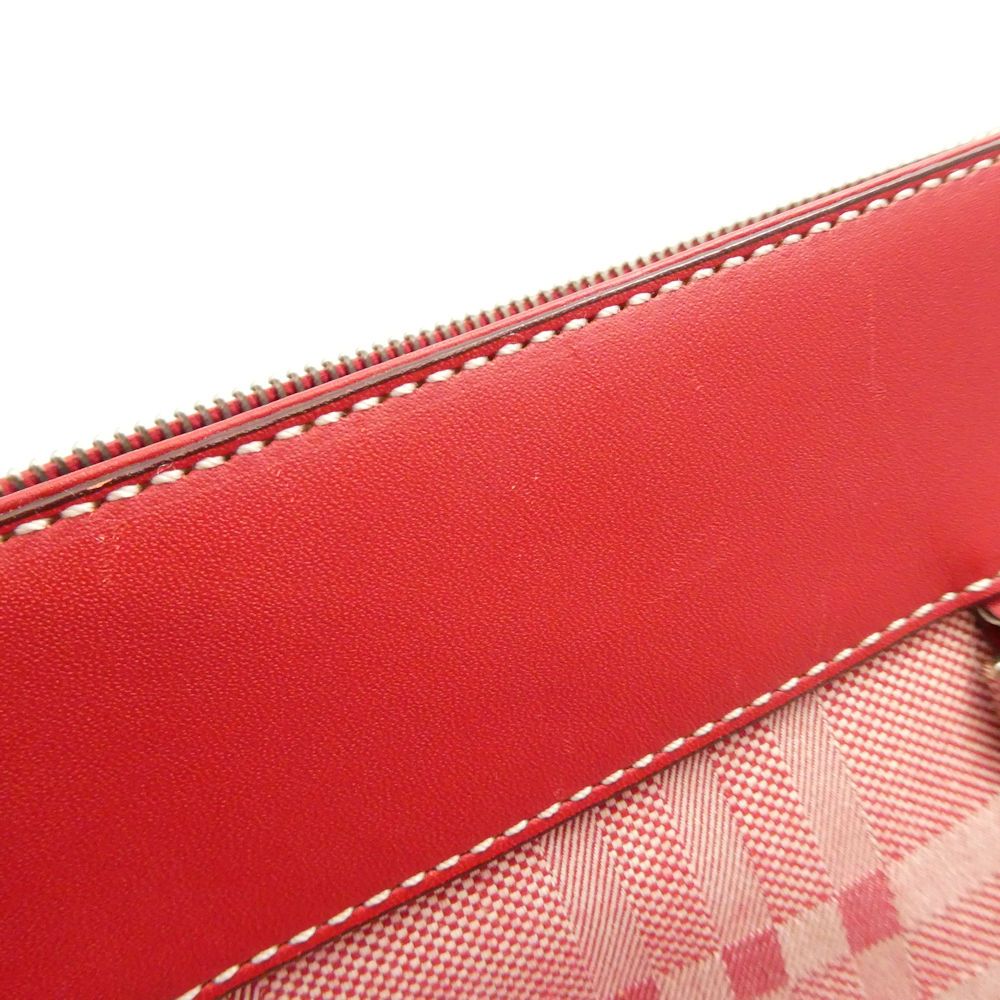 美品 BURBERRY バーバリー ハンドバッグ ノバチェック 工場 AY7673  