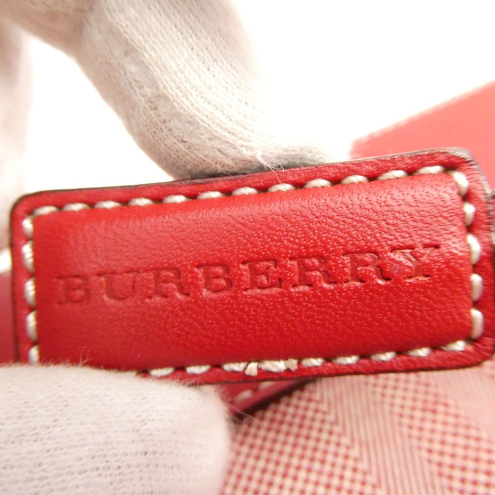 美品 BURBERRY バーバリー ハンドバッグ ノバチェック 工場 AY7673  
