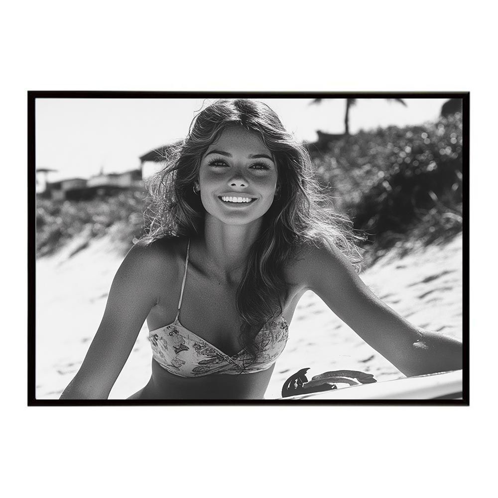 B1サイズ（約73x103cm）】【lh-poster-9487】【フレーム付き】サーフ