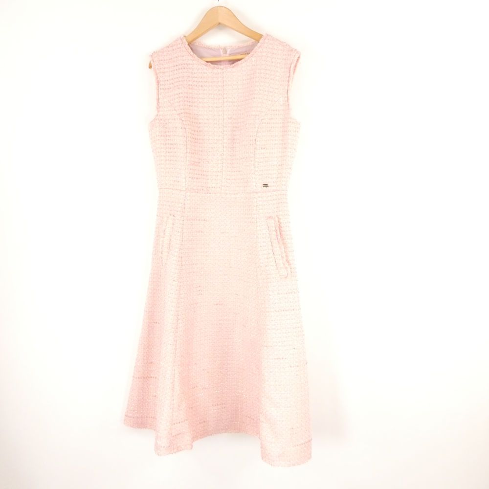 TOCCA トッカ ノースリーブワンピース 2 M相当 ポリエステル他 ひざ下丈 レディース