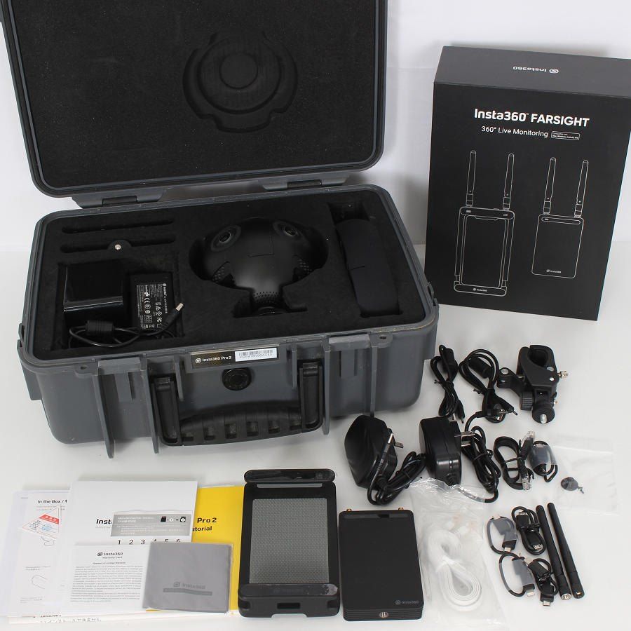 Insta 360 Pro 2 TINPPR 2|B 予備バッテリー Farsightセット 360度VRカメラ パノラマ 全天球 8 K ビデオカメラ 本体