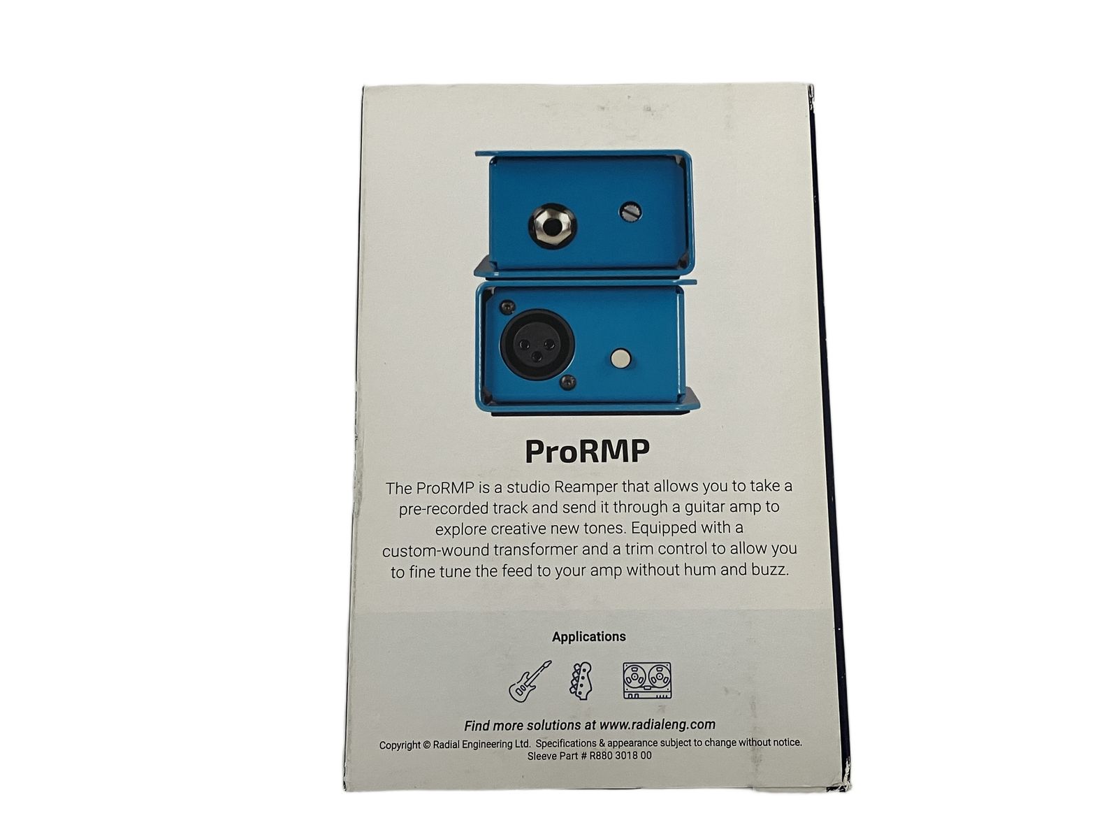 Radial Pro RMP Reamp リアンプボックス