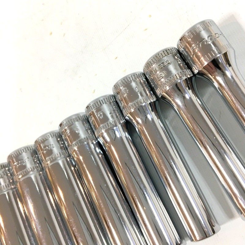 Snap-on スナップオン 12ポイント 1 4 Sq ディープソケット STMMD 14 13 12 11 10 9 8 7 6 5.5 5 11本セット 12角 DW 3718 その他 電動工具 エア工具