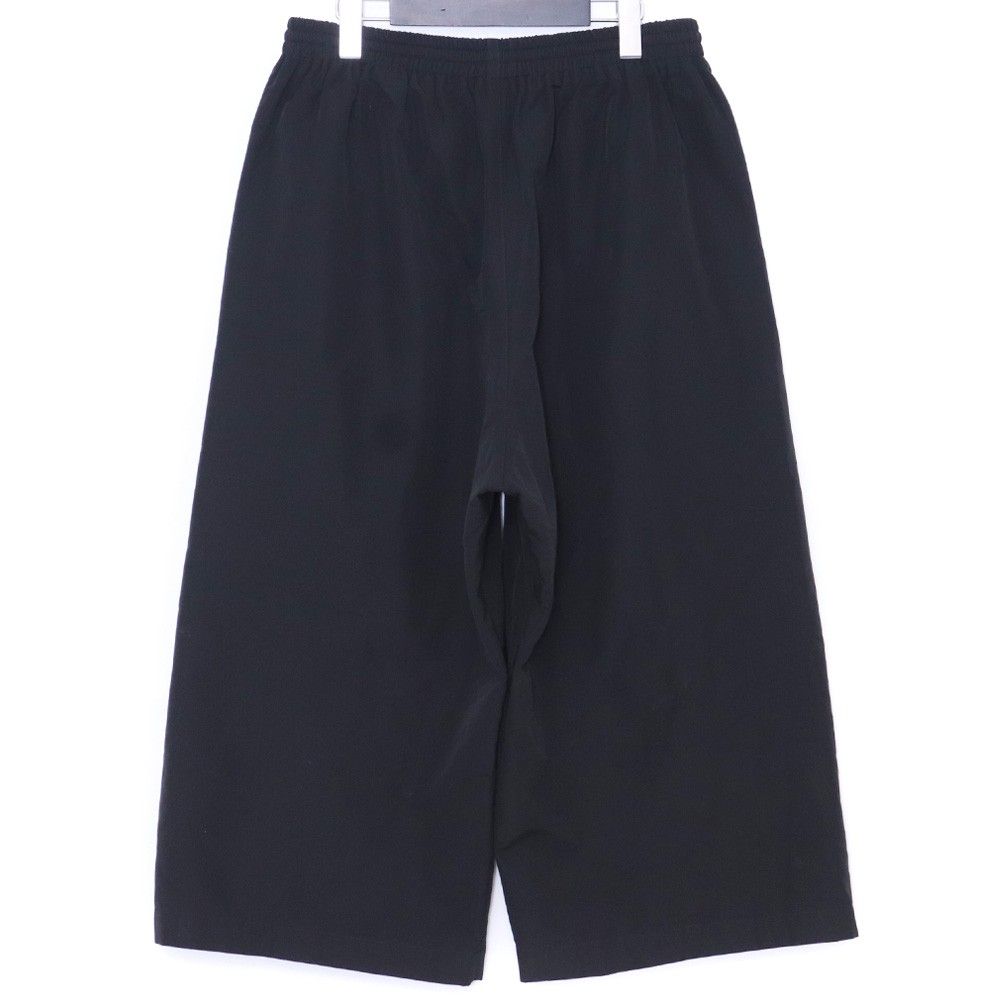 BALENCIAGA コットンナイロン ワイド ハーフパンツ XSサイズ ブラック