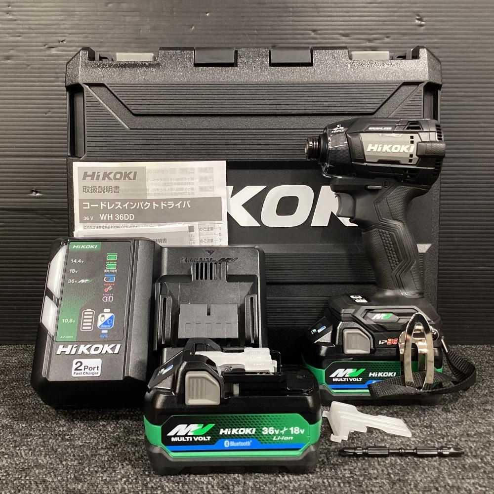 ♥ HiKOKI WH 36 DD 2 XHBSZ Vコードレスインパクトドライバ 202